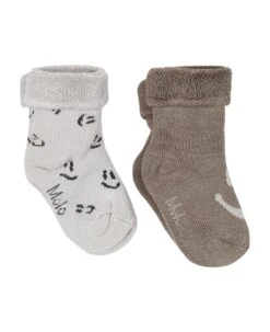 Molo Grey Set For Baby Kids With Smiley