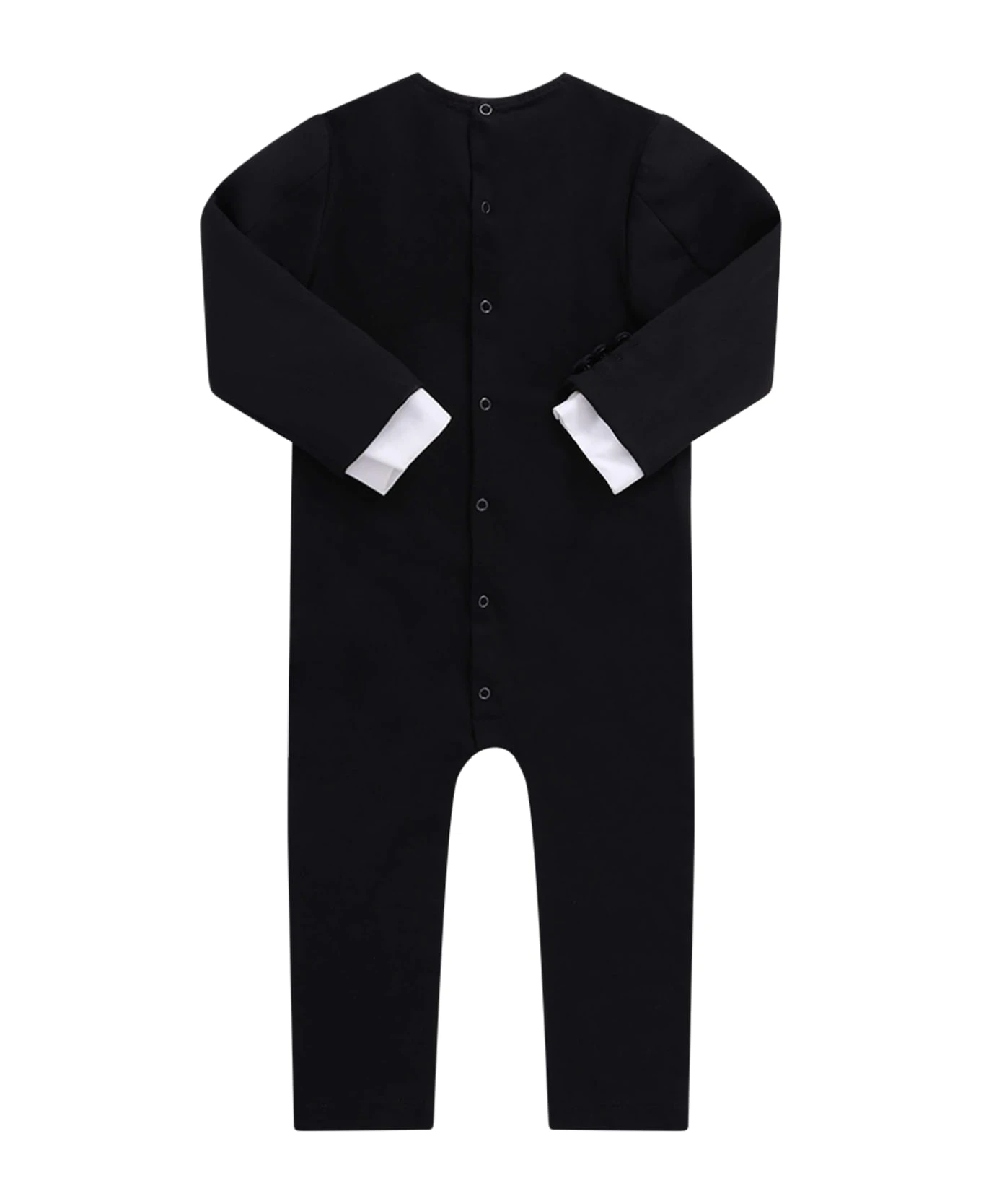 DSQUARED2 Black And White Smoking For Baby Boy - Image 2