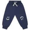 Molo Blòue Trousers For Baby Kids With Smile