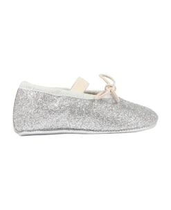 Silver Ballet Flats For Baby Girl