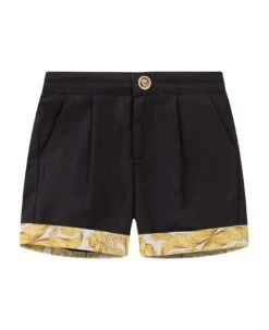 Versace Shorts With Barocco