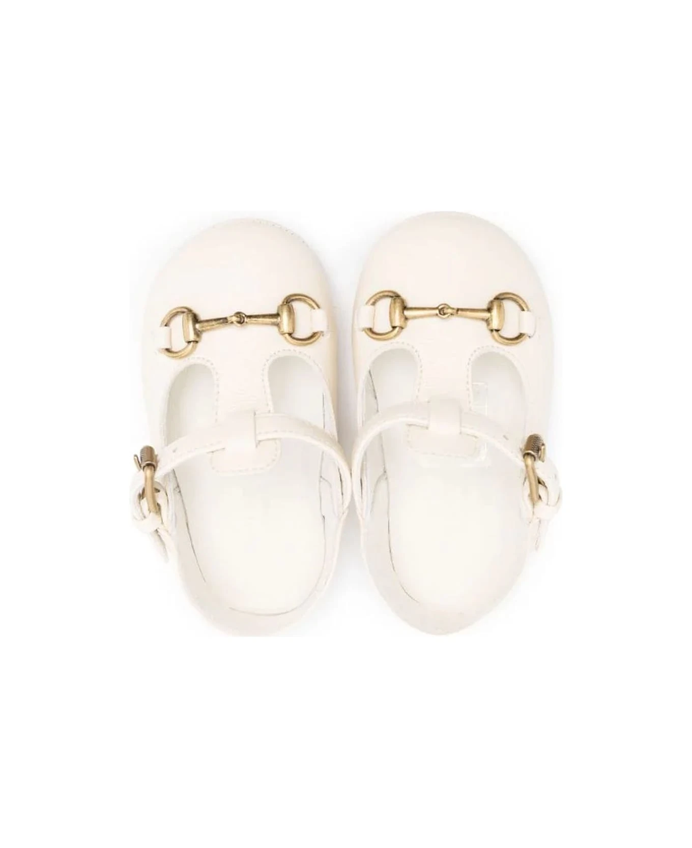 Gucci White Leather Shoes - Image 3