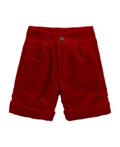 Velvet Bermuda Shorts