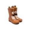 Stella McCartney Kids Grizzly Bear Shaped Rain Boots In Brown