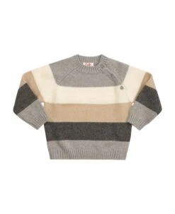 Il Gufo Striped Merino Jersey