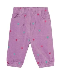 Stella McCartney Kids Ribbed Trousers With Embroidery
