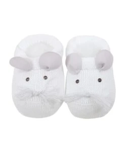 White Slippers For Baby Boy