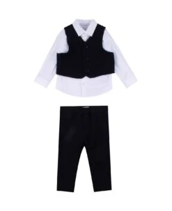 Emporio Armani Cotton Vest, Shirt And Pants