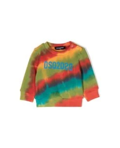 DSQUARED2 Sweatshirt With Tie Dye Pattern