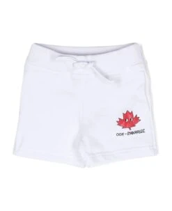 DSQUARED2 White Cotton Shorts
