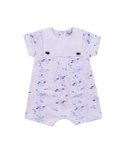 Emporio Armani Jersey Romper With Print