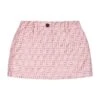 FENDI Pink Skirt For Baby Girl With Iconic Double F