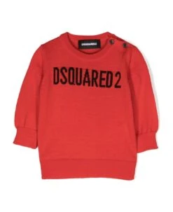 DSQUARED2 Red Wool Blend Jumper