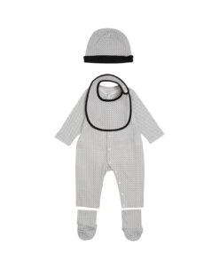 Grey Matching Suit In Cotton Baby Boy Emporio Armani Kids