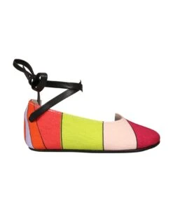 Multicolor Ballet Flats For Bay Girl With Print
